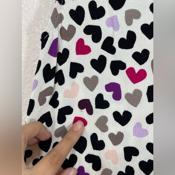 Kate Spade Dancing Hearts Jensen Top Peter Pan Collar Kids Girls Medium - Picture 6 of 15